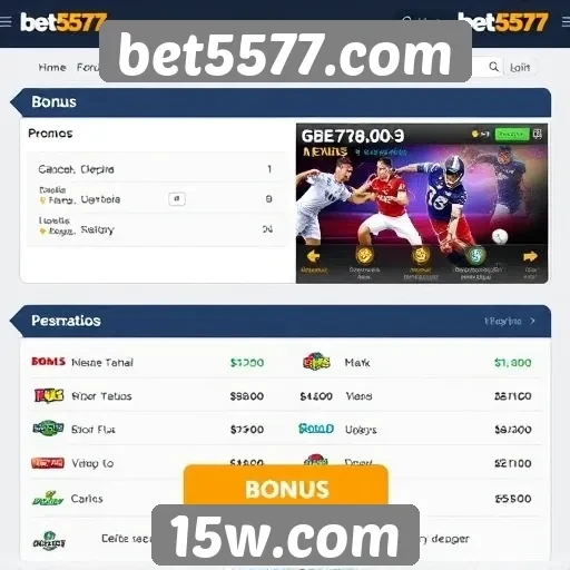 Comparativo de bônus e promoções na bet5577.com